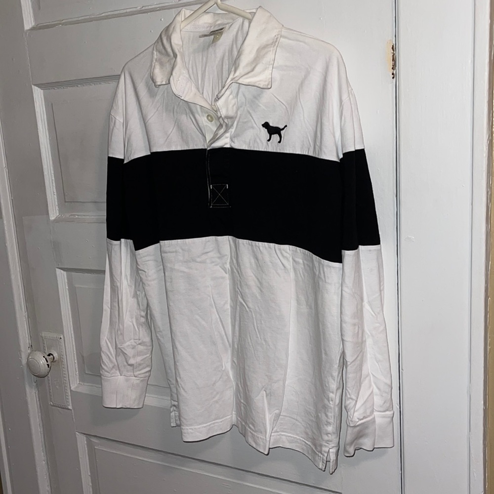 Long sleeve with collar from Pink